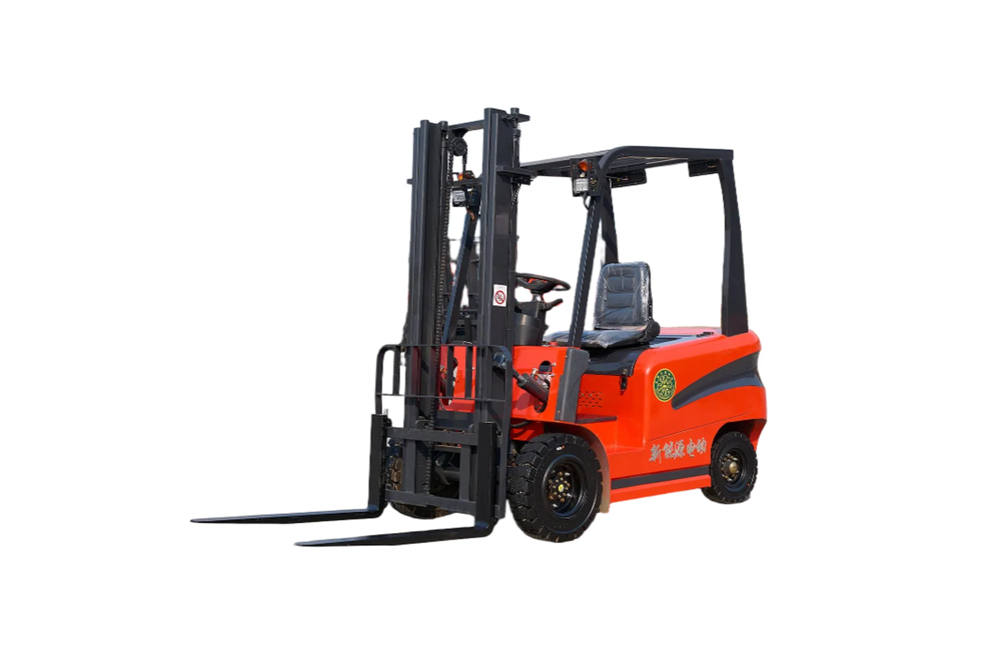 K2-3.0T Standard balanced forklift isolated on white background 45-degree view